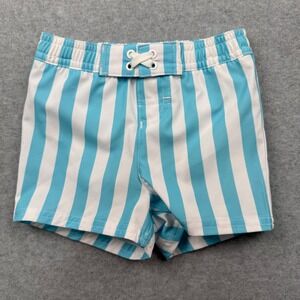 Tucker Tate Swim Trunks Baby Boy 6 Months Shorts Blue White Stripe  Lined